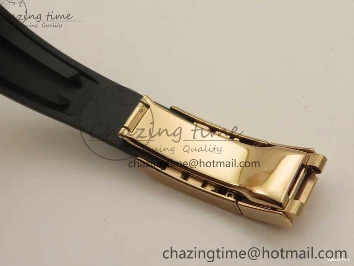 Black on 126655 Black 1:1 Bezel VS3235 Yacht-Master Edition Best Rubber Strap Ceramic RG 3EF 0415